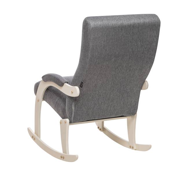 Кресло-качалка Leset Дэми Слоновая кость Malmo 90 (серый)