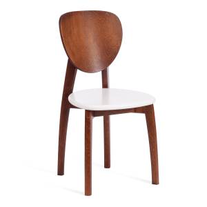 Стул DIAMANTE жесткое сидение / 1 шт. в упаковке бук, 42 х 42 х 85 см, коричневый / белый коричневый бук