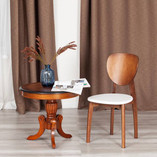 Стул DIAMANTE жесткое сидение / 1 шт. в упаковке бук, 42 х 42 х 85 см, коричневый / белый коричневый бук Стул DIAMANTE жесткое сидение / 1 шт. в упаковке бук, 42 х 42 х 85 см, коричневый / белый коричневый бук