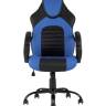 Кресло игровое TopChairs Racer Midi черно-синее