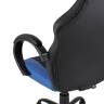 Кресло игровое TopChairs Racer Midi черно-синее