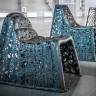 Базальтовое кресло "Bad Boy Chair", Черное