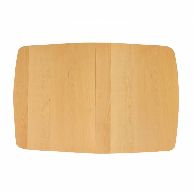 Стол раскладной Ваку/VAKU МДФ/бук, 80х120+40х75см, натуральный Натуральный основание бук, столешница мдф