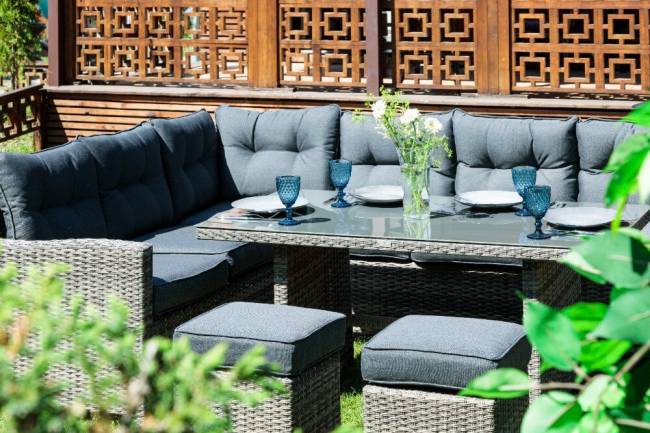 Угловой комплект Genry из искусственного ротанга