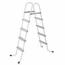 Лестница для бассейнов до 122см, 4 ступеньки, без площадки