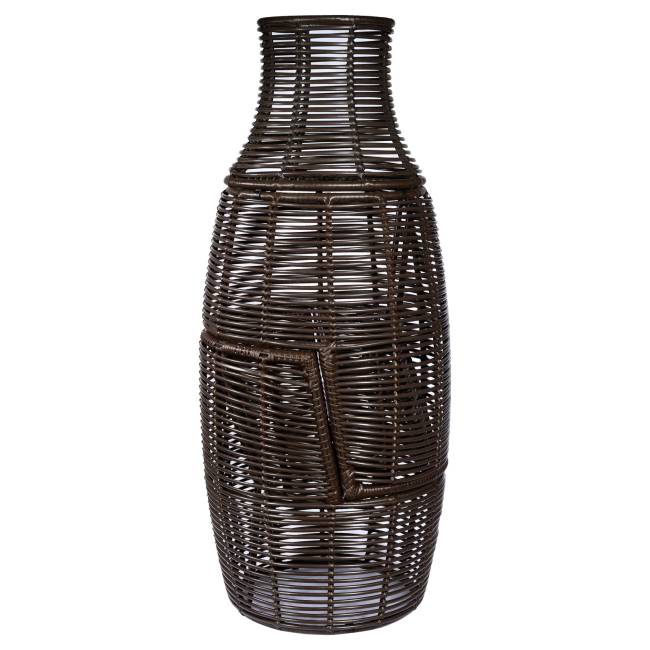 Комплект кофейный из искусственного ротанга ВАЗА, коричневый