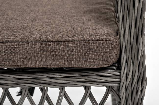 "Эспрессо - 80 L" обеденная группа плетеная, цвет графит "Эспрессо - 80 L" обеденная группа плетеная, цвет графит