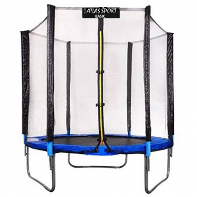 Батут "Atlas Sport 183 см", с внешней сеткой без лестницы BLUE