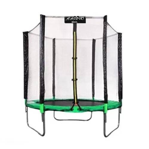 Батут "Atlas Sport 183 см", с внешней сеткой без лестницы GREEN