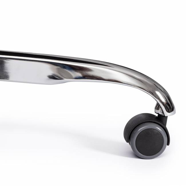 Кресло OXFORD хром кож/зам, черный, 36-6 черный кож/зам