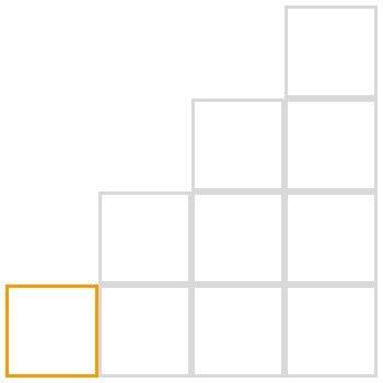 Стеллаж Куб 1 сосна, бесцветный лак P&H