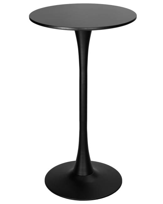 Стол барный MIA BAR, черная столешница, черное основание