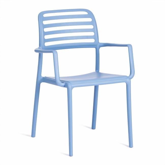 Кресло VALUTTO (mod. 54) пластик, 58 х 57 х 86 см , Pale blue (бледно-голубой) 33780 (Комплект из 4 шт.) Pale blue (бледно-голубой) 33780 пластик