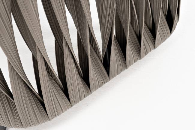 "Флоренция" лаунж-зона из искусственного ротанга, цвет графит