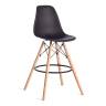 Стул барный Cindy Bar Chair (mod. 80-1) / 1 шт. в упаковке дерево бук/металл/пластик, 50 х 51 х 109 см, Black (Черный) 3010/ натуральный Black (Черный) 3010/ натуральный дерево бук/металл/пластик
