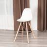 Стул барный Cindy Bar Chair (mod. 80-1) / 1 шт. в упаковке дерево бук/металл/пластик, 50 х 51 х 109 см, White (Белый) 70029/ натуральный White (Белый) 70029/ натуральный дерево бук/металл/пластик