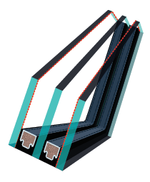 Пластиковое мансардное окно PTP-V U5 с двухкамерным морозостойким стеклопакетом Пластиковое мансардное окно PTP-V U5 с двухкамерным морозостойким стеклопакетом