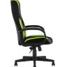 Кресло игровое TopChairs ST-CYBER 9 черный/зеленый