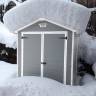 Сарай "Манор 6x5DD" (размеры 175 x 145 см), серый