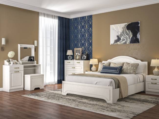 Пуф Ливерпуль 14.02 цвет ясень ваниль/белый/эко-кожа гранд белый