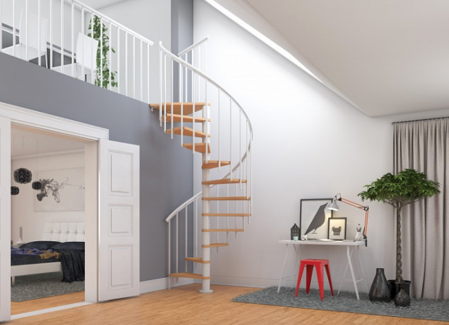 Винтовая лестница Montreal Classic d140