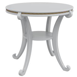 Стол журнальный Глория М молочный дуб Л