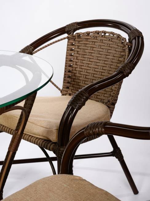 Комплект из искусственного Bali (Бали)-4 (цвет: орех)