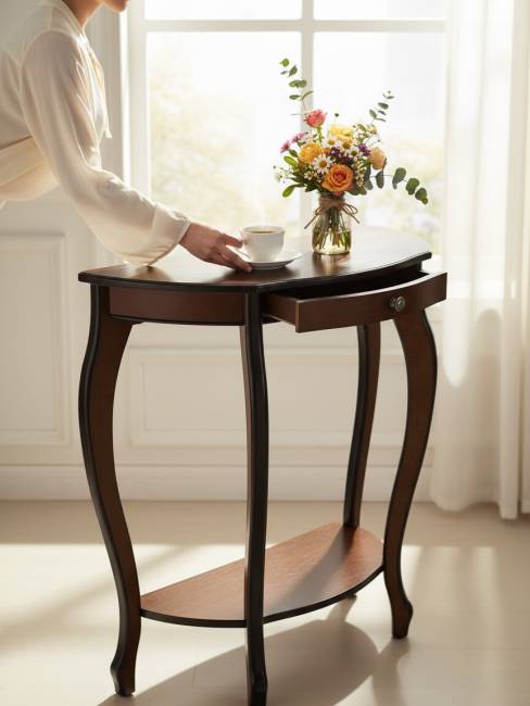 Консоль Элегант орех Л