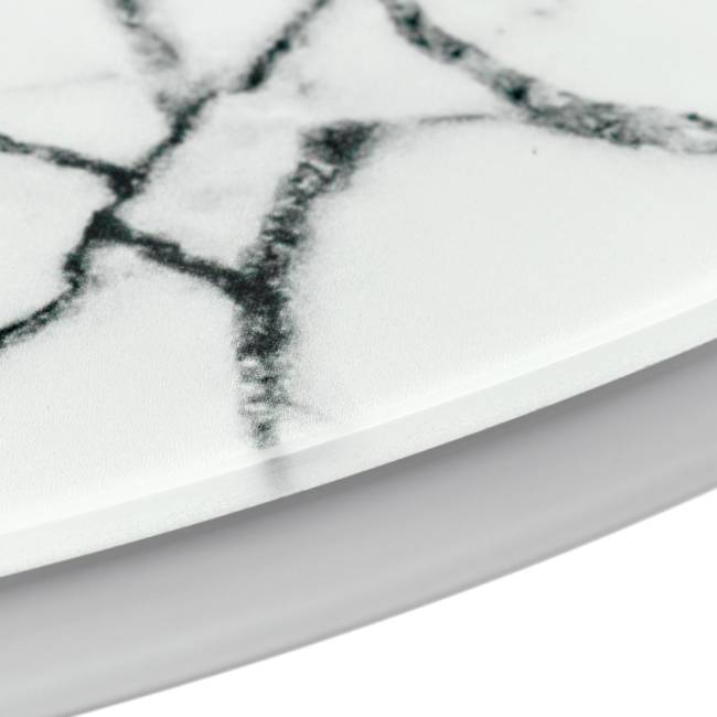 Набор кофейных столиков Tango белый мрамор с белыми ножками Набор кофейных столиков Tango белый мрамор с белыми ножками