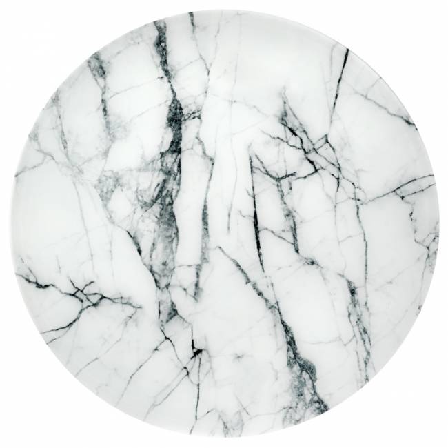 Набор кофейных столиков Tango белый мрамор с белыми ножками Набор кофейных столиков Tango белый мрамор с белыми ножками