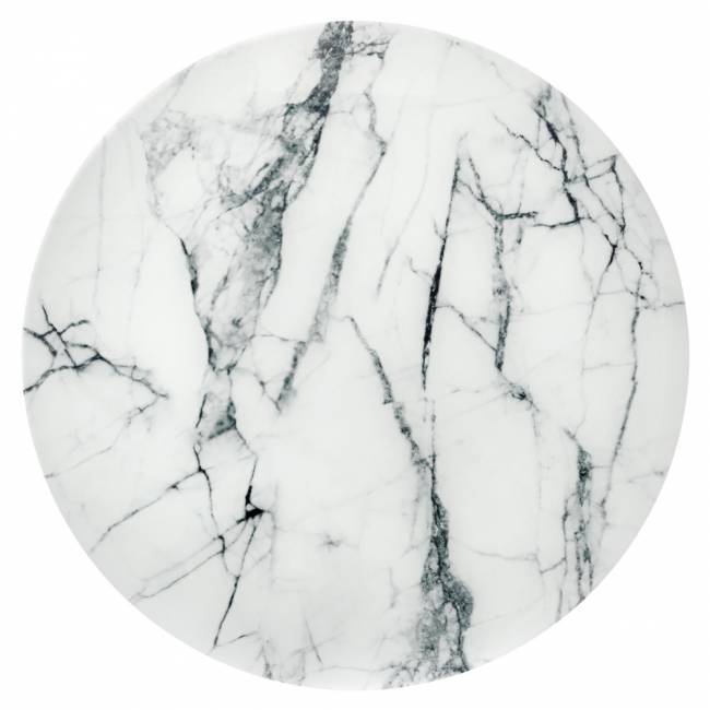 Набор кофейных столиков Tango белый мрамор с белыми ножками Набор кофейных столиков Tango белый мрамор с белыми ножками