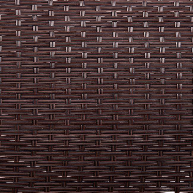 Лаундж сет [диван+2кресла+столик+подушки] (мод.210000) пластиковый ротанг, 107х60х73см/58х60х72,5см/75х40.5х37,5, коричневый, ткань DB-02 бежевый коричневый, ткань: DB-02 бежевый пластиковый ротанг