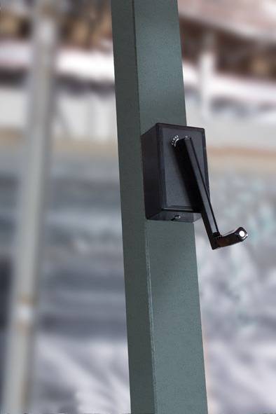 Зонт профессиональный 4х4 м Leonardo Braccio антрацит, слоновая кость 4000х4000 мм Зонт профессиональный 4х4 м Leonardo Braccio антрацит, слоновая кость 4000х4000 мм