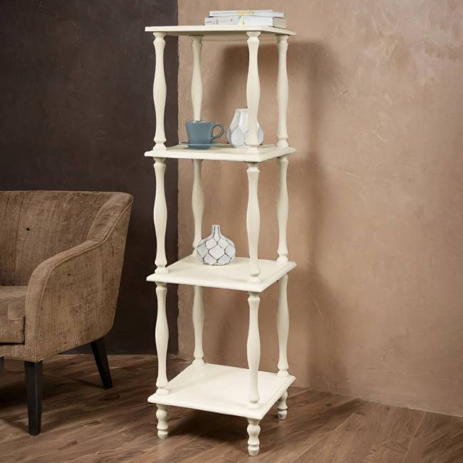 Этажерка П 8 слоновая кость