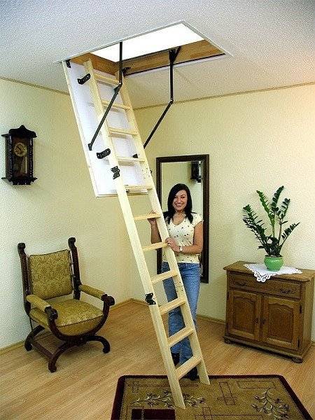 Чердачная складная лестница Oman Termo