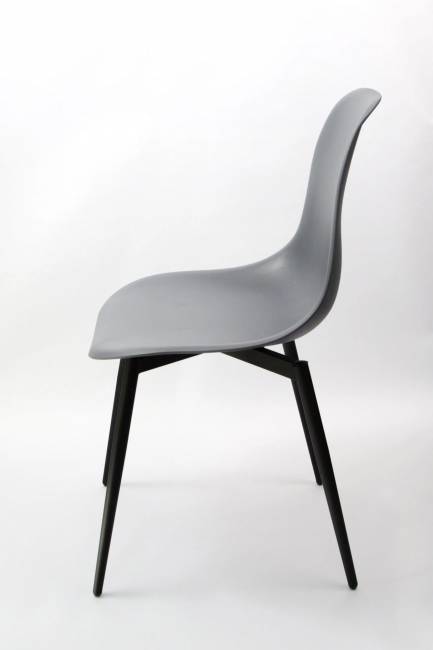 Стул Туссе чёрный /серый