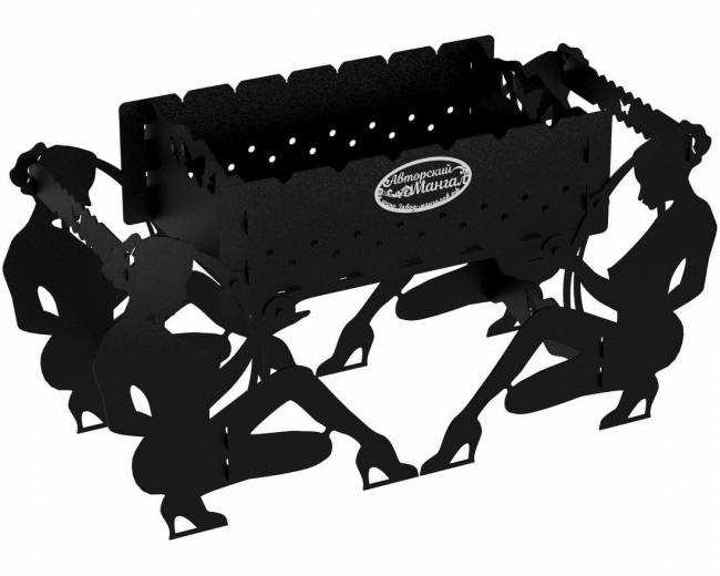 Мангал разборный "Леди", сталь AISI304, 3мм Мангал разборный "Леди", сталь AISI304, 3мм