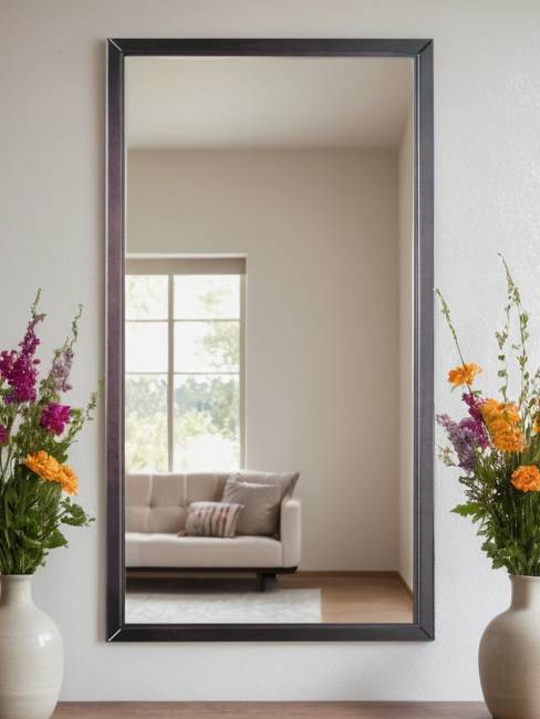 Зеркало настенное Артемида венге 77 см х 46, 5 см