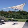 Зонт-парусник 2.9х2.9 м Vela Titanium титан, слоновая кость 2900х2900 мм