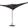Зонт-парусник 2х2 м Vela Titanium титан, антрацит 2000х2000 мм