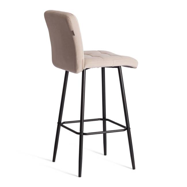 Барный стул  Medeo/Медео велюр, бежевый, 7, 45х56х113 см бежевый велюр