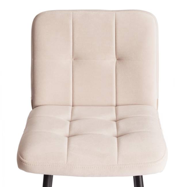 Барный стул  Medeo/Медео велюр, бежевый, 7, 45х56х113 см бежевый велюр