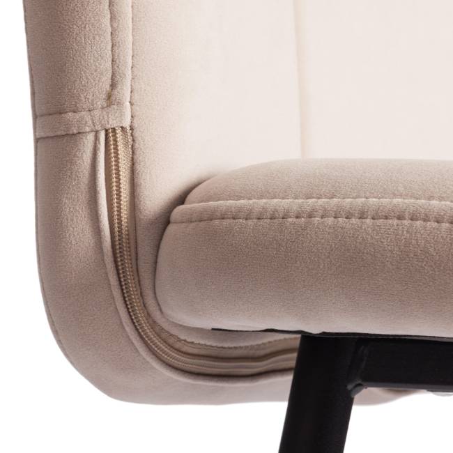 Барный стул  Medeo/Медео велюр, бежевый, 7, 45х56х113 см бежевый велюр