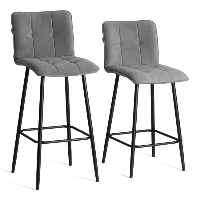 Барный стул  Medeo/Медео велюр, бежевый, 7, 45х56х113 см бежевый велюр