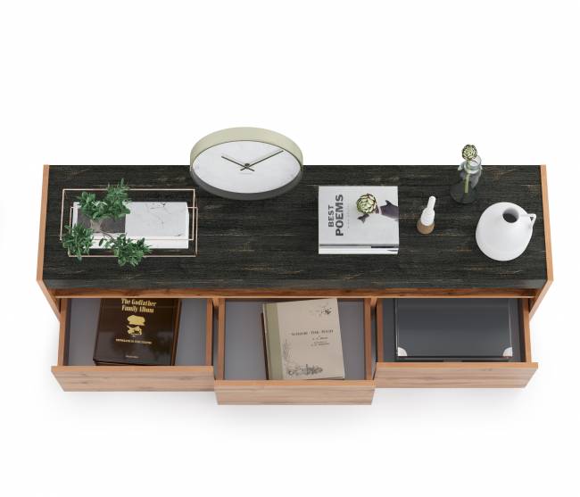 Тумба под ТВ 13.272 цвет дуб вотан/интра