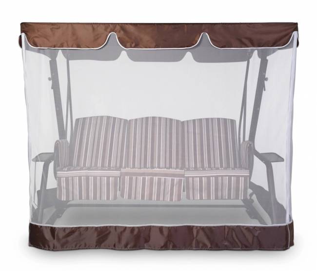 Тент-крыша + москитная сетка Элит Люкс Плюс 240х123х175, шоколад