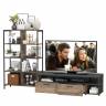 TV-тумба со стеллажом Трувор 13.151.02 цвет дуб гранж песочный/интра