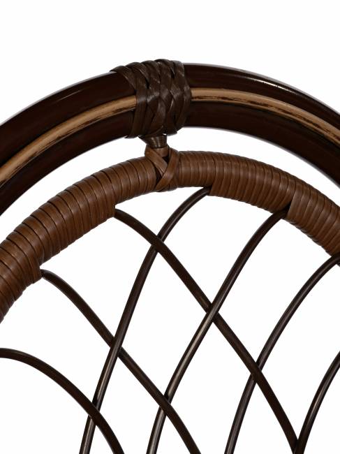 Стул Gavana (Гавана) из искусственного ротанга, орех