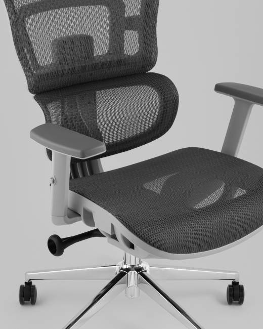 Кресло офисное TopChairs Techno Professional серый Кресло офисное TopChairs Techno Professional серый
