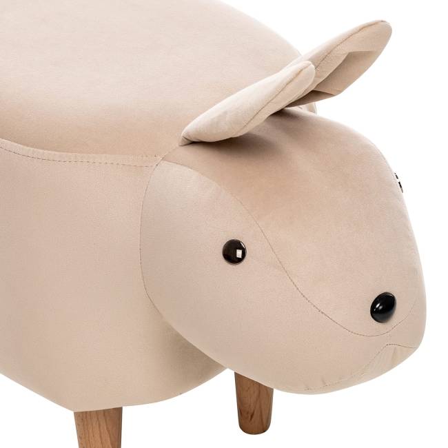 Пуф Leset Зайчик V18 бежевый Бук